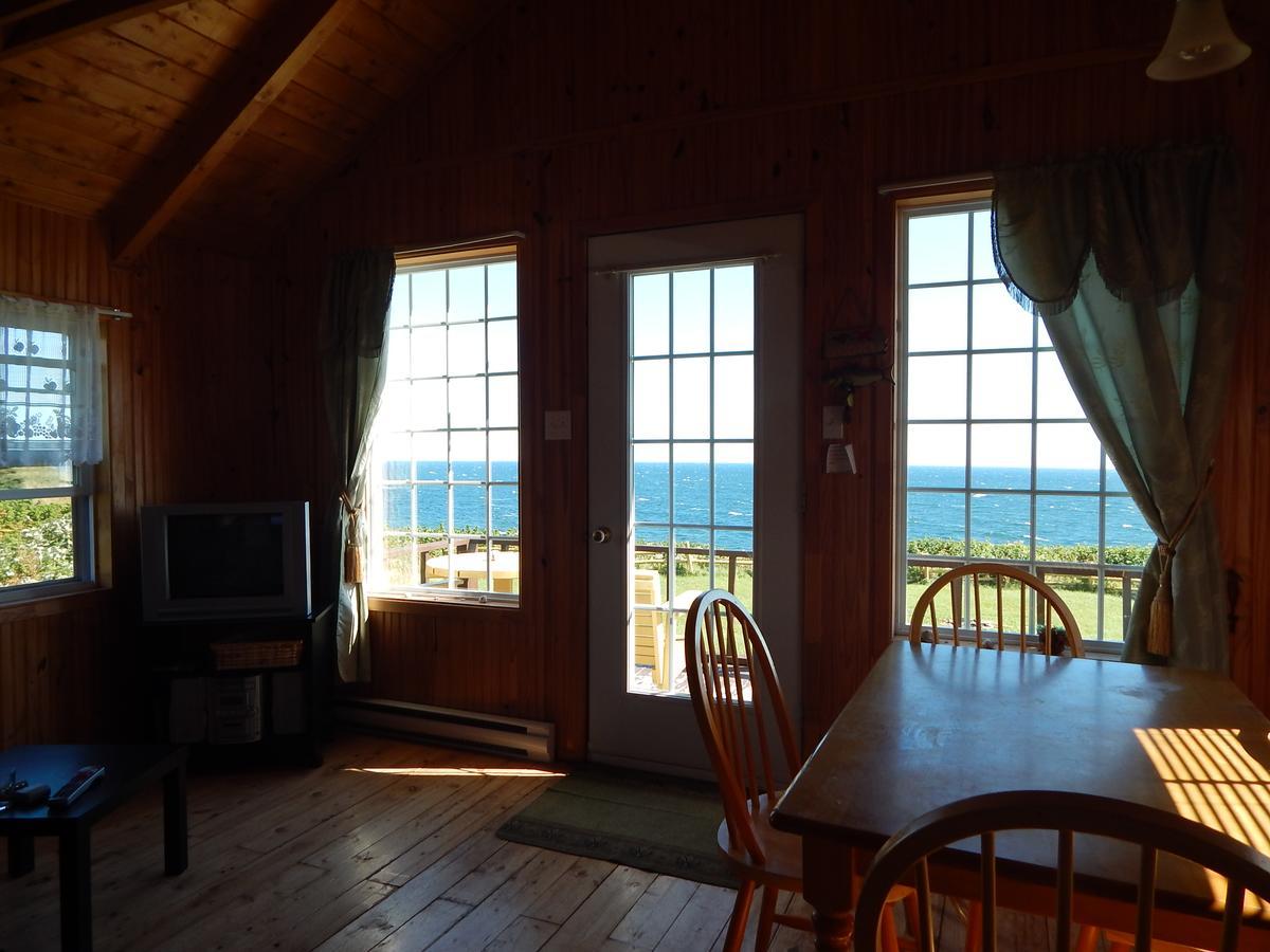Les Chalets Brise-De-Mer Sainte-Therese-de-Gaspe Exteriör bild